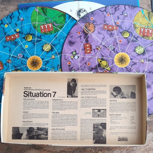 SITUATION 7 BOARD GAME 1969, PARKER BROTHERS No 76 - COMPLETE - Picture 2 of 8